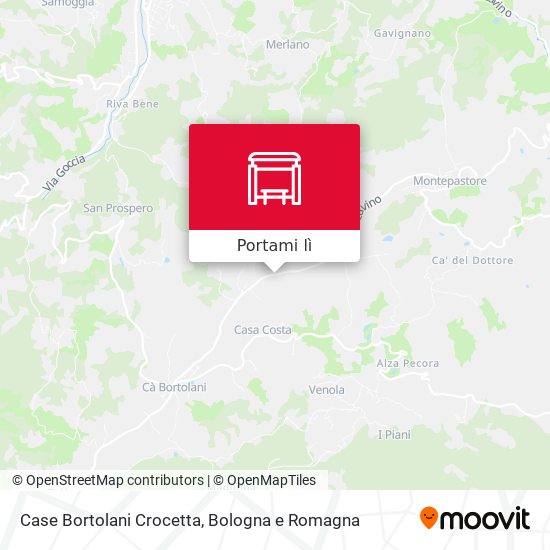 Mappa Case Bortolani Crocetta