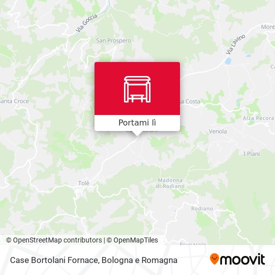 Mappa Case Bortolani Fornace