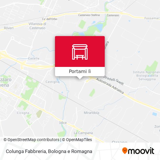 Mappa Colunga Fabbreria