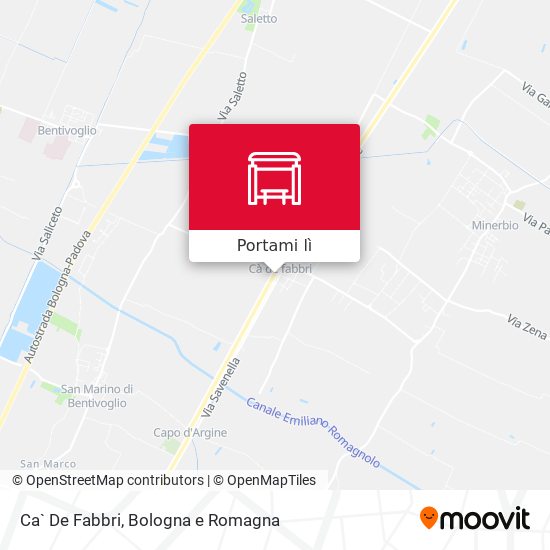 Mappa Ca` De Fabbri