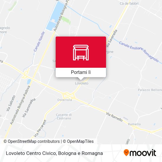 Mappa Lovoleto Centro Civico
