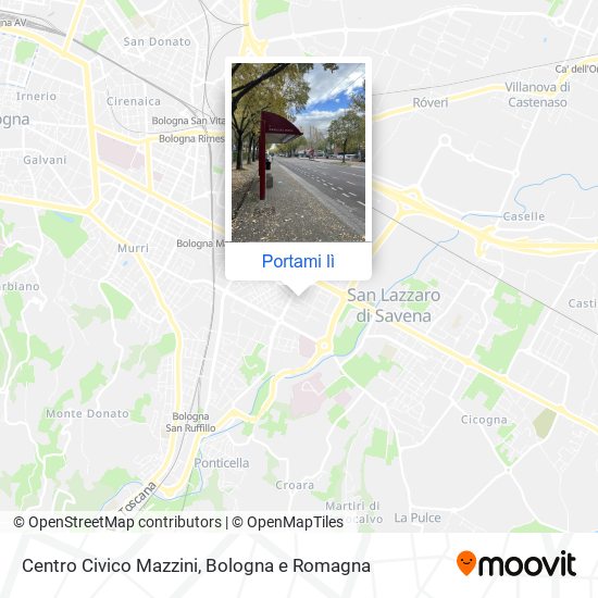 Mappa Centro Civico Mazzini