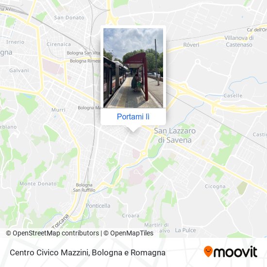Mappa Centro Civico Mazzini