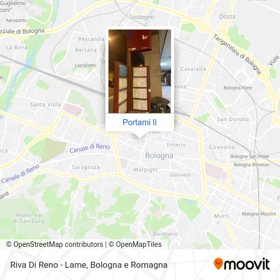 Mappa Riva Di Reno - Lame