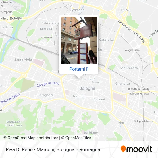 Mappa Riva Di Reno - Marconi