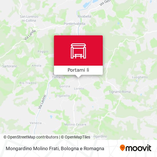 Mappa Mongardino Molino Frati