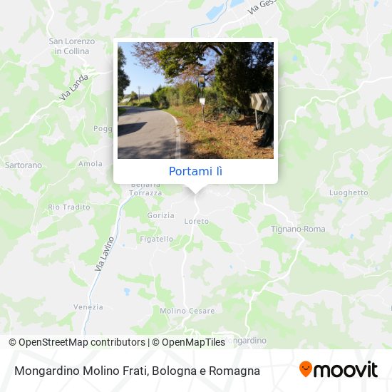 Mappa Mongardino Molino Frati