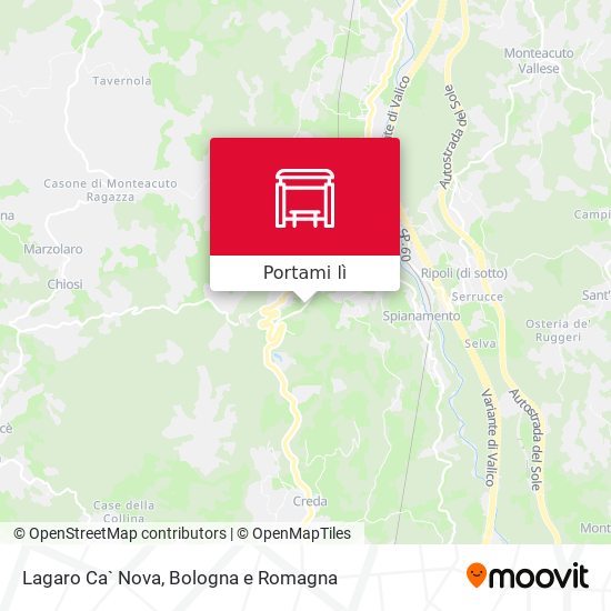 Mappa Lagaro Ca` Nova
