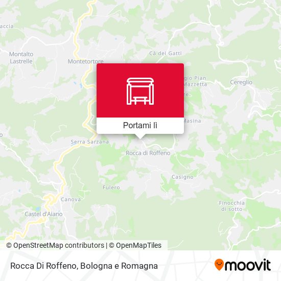 Mappa Rocca Di Roffeno