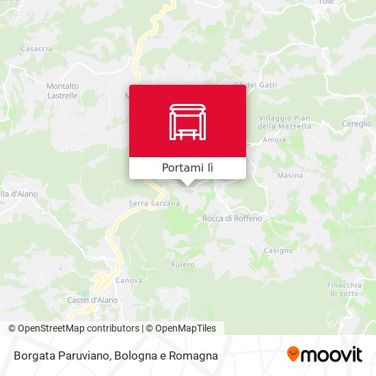 Mappa Borgata Paruviano