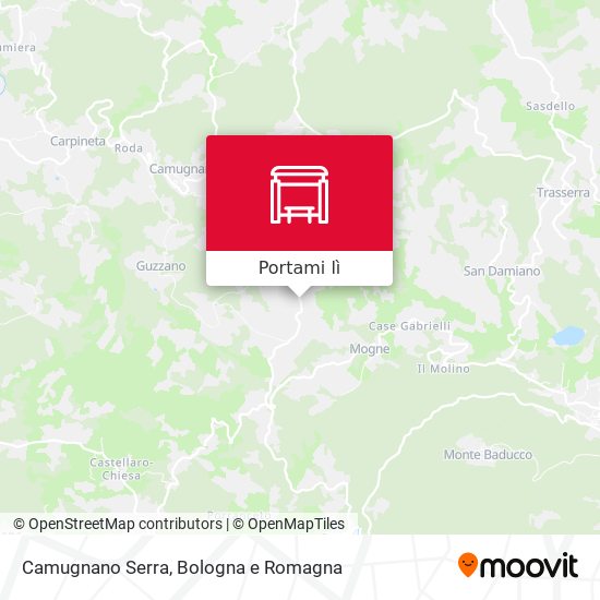 Mappa Camugnano Serra