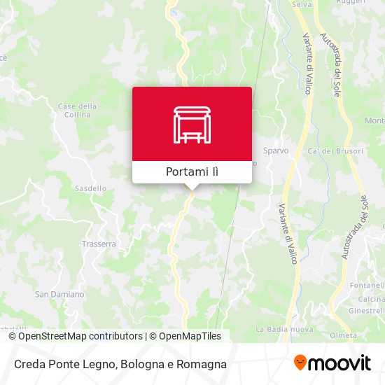 Mappa Creda Ponte Legno