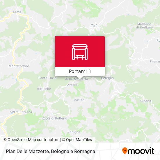 Mappa Pian Delle Mazzette
