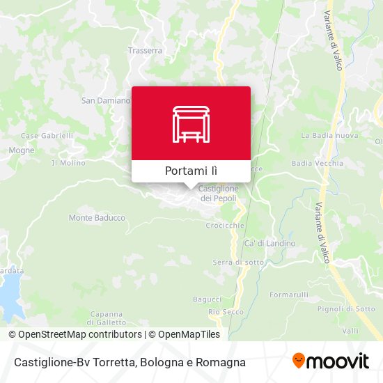 Mappa Castiglione-Bv Torretta