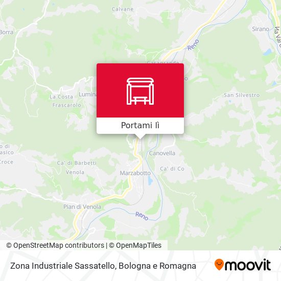 Mappa Zona Industriale Sassatello