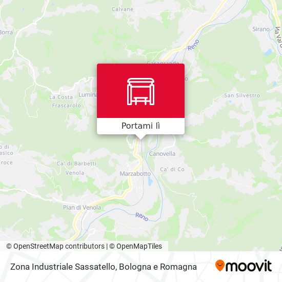 Mappa Zona Industriale Sassatello