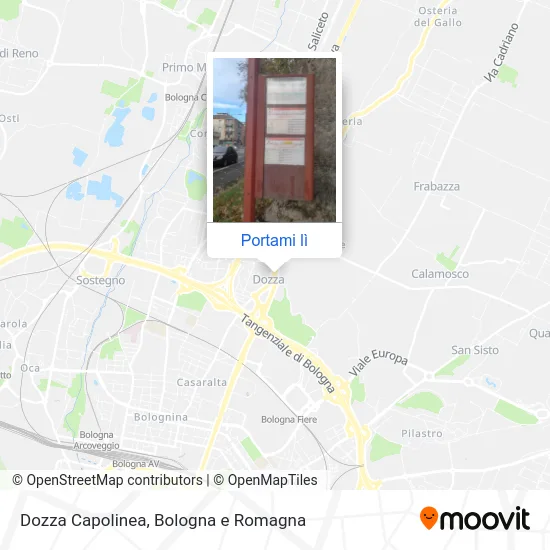 Mappa Dozza Capolinea