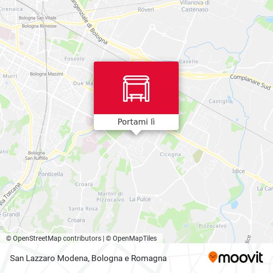 Mappa San Lazzaro Modena