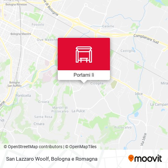 Mappa San Lazzaro Woolf
