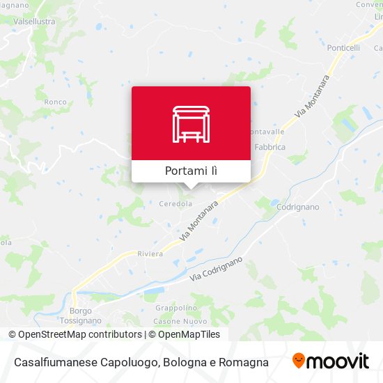 Mappa Casalfiumanese Capoluogo