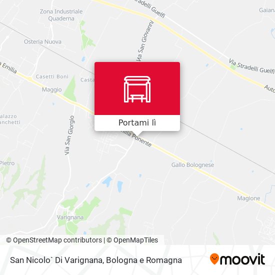 Mappa San Nicolo` Di Varignana