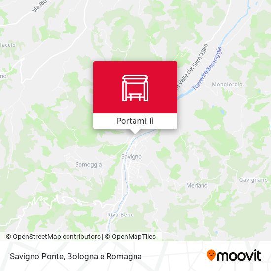 Mappa Savigno Ponte