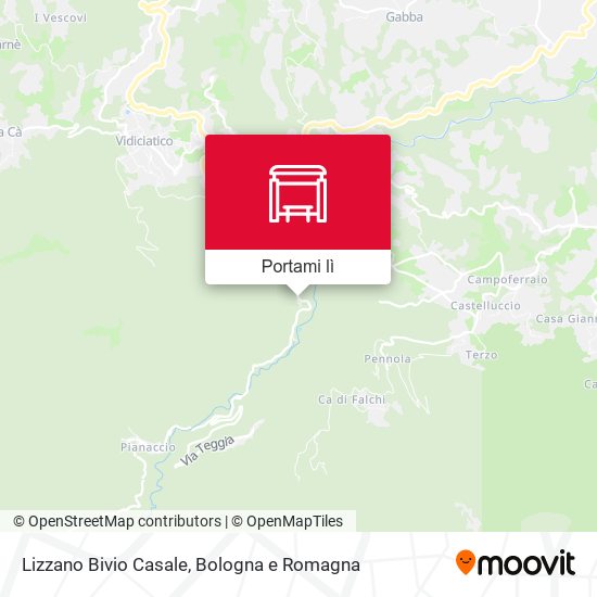 Mappa Lizzano Bivio Casale