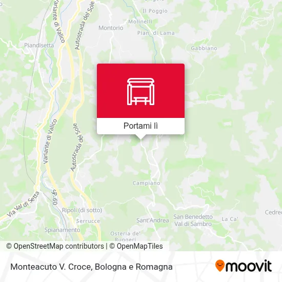 Mappa Monteacuto V. Croce