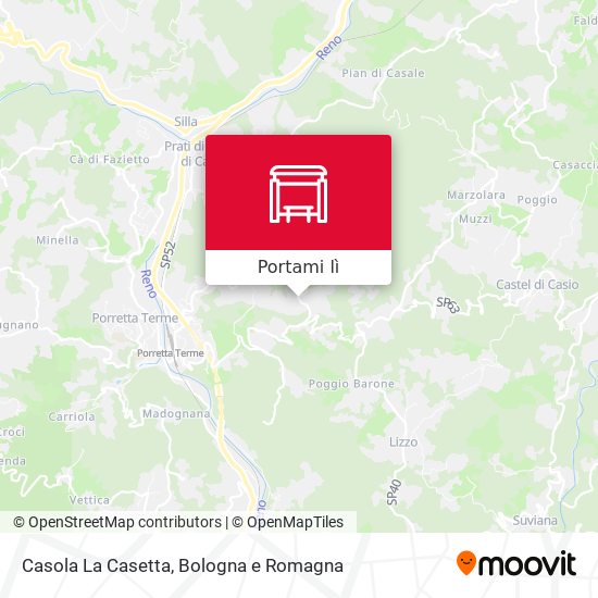 Mappa Casola La Casetta