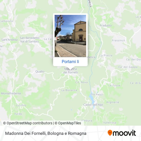 Mappa Madonna Dei Fornelli