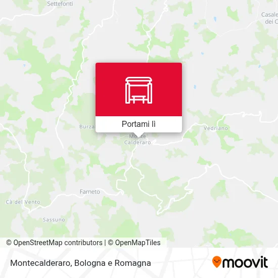 Mappa Montecalderaro