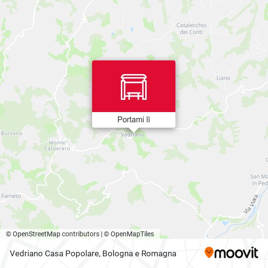 Mappa Vedriano Casa Popolare