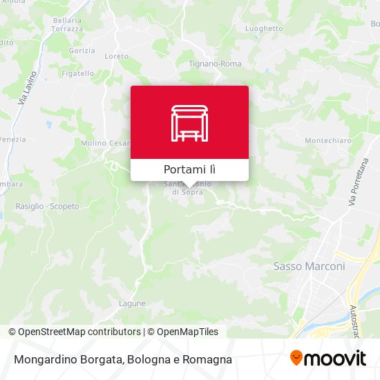Mappa Mongardino Borgata