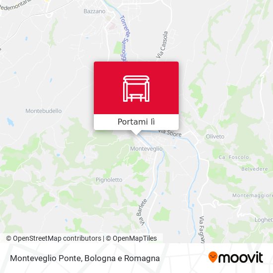 Mappa Monteveglio Ponte