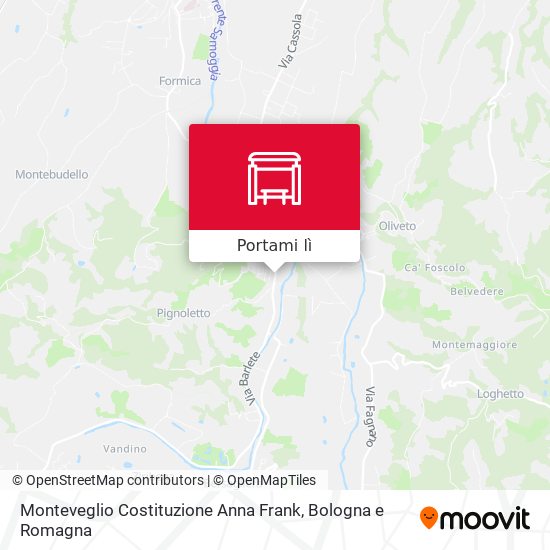 Mappa Monteveglio Costituzione Anna Frank