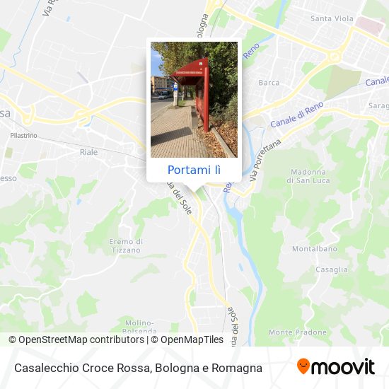 Mappa Casalecchio Croce Rossa