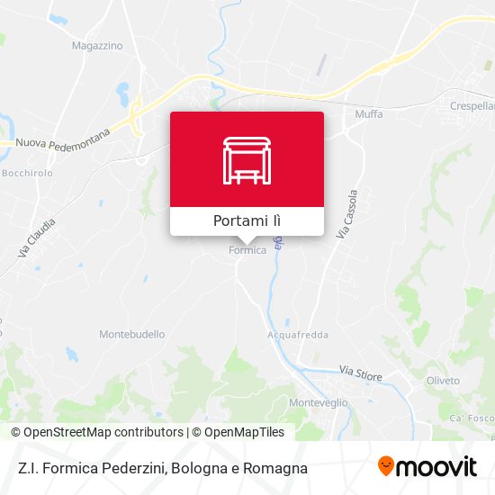 Mappa Z.I. Formica Pederzini