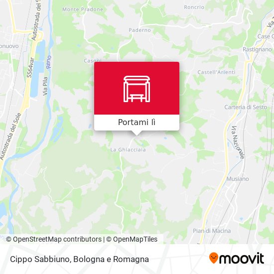Mappa Cippo Sabbiuno