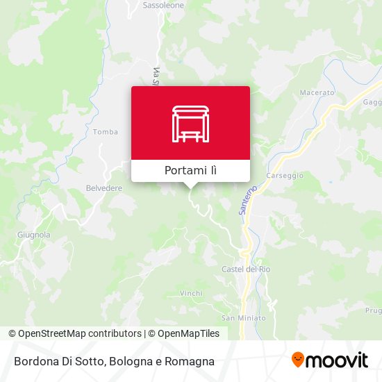 Mappa Bordona Di Sotto