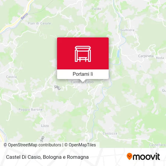 Mappa Castel Di Casio