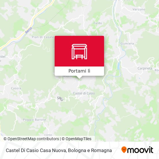 Mappa Castel Di Casio Casa Nuova