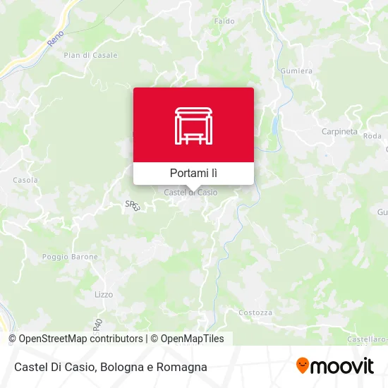 Mappa Castel Di Casio