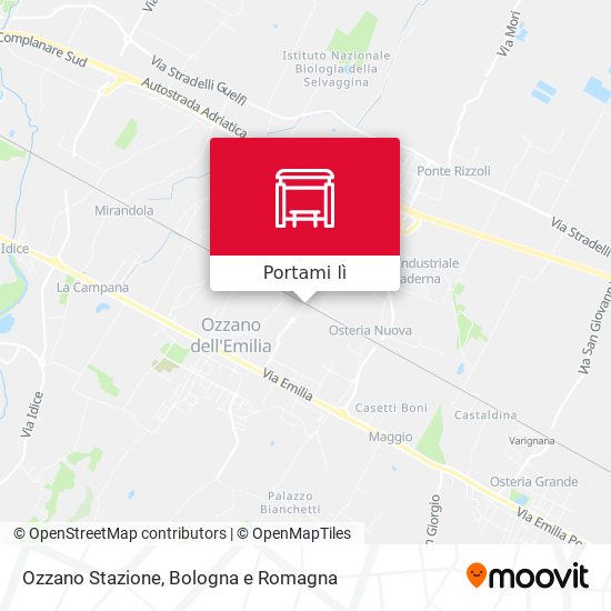 Mappa Ozzano Stazione
