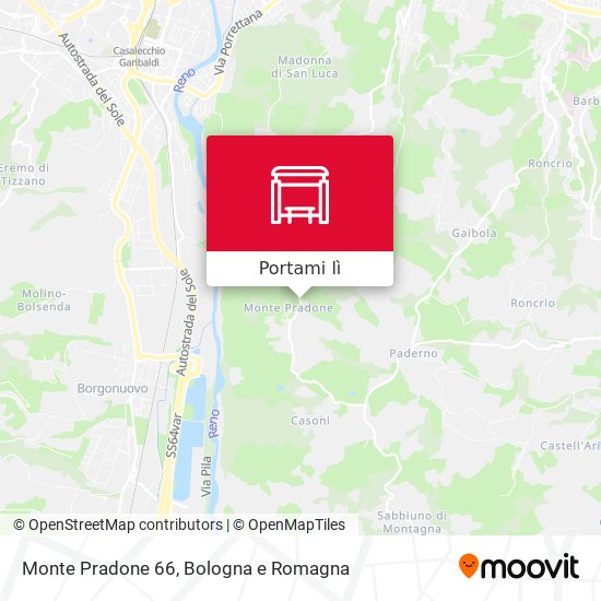 Mappa Monte Pradone 66