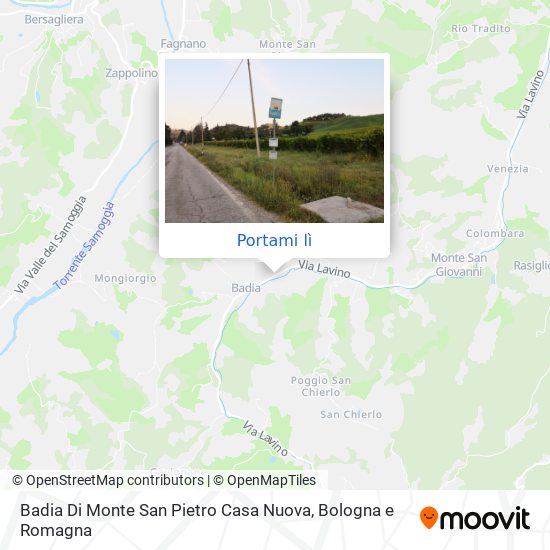 Mappa Badia Di Monte San Pietro Casa Nuova