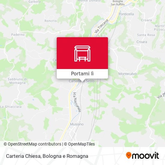 Mappa Carteria Chiesa