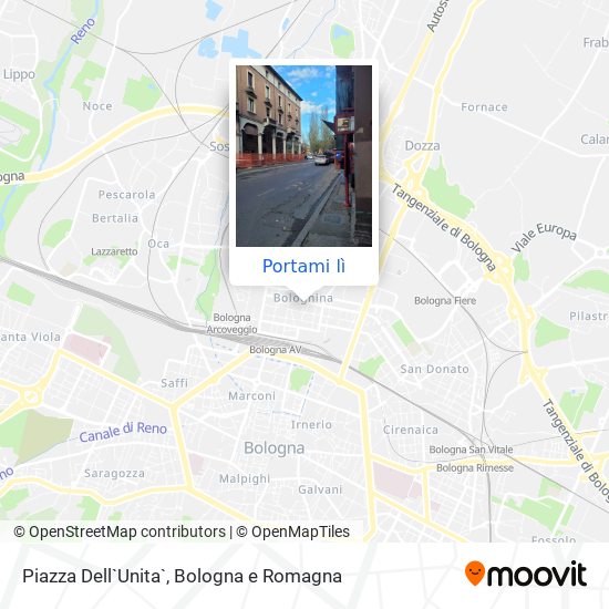 Mappa Piazza Dell`Unita`