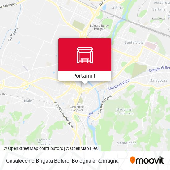 Mappa Casalecchio Brigata Bolero
