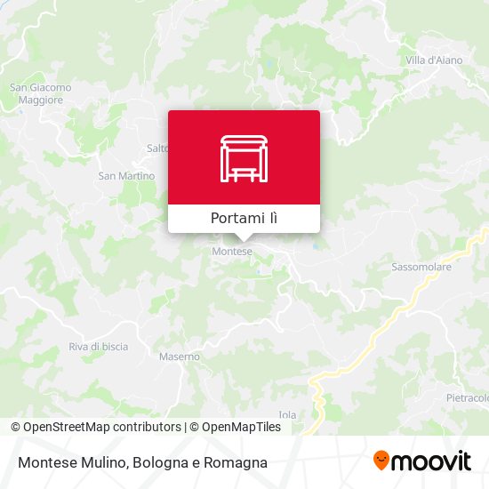 Mappa Montese Mulino