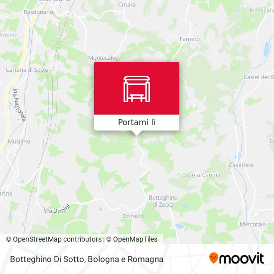 Mappa Botteghino Di Sotto